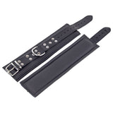 The Red - Padded Leather Anklecuffs Black-Kink-The Red-Newside