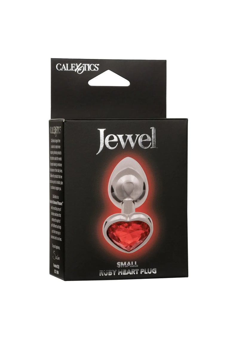 Jewel - Small Ruby Heart Plug