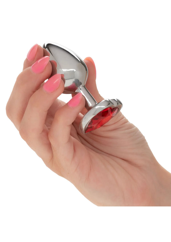 Jewel - Small Ruby Heart Plug