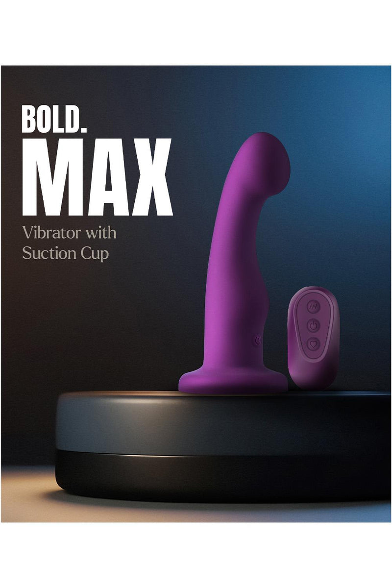 Bold - Max Remote Controlled Vibrator With Suction Cup