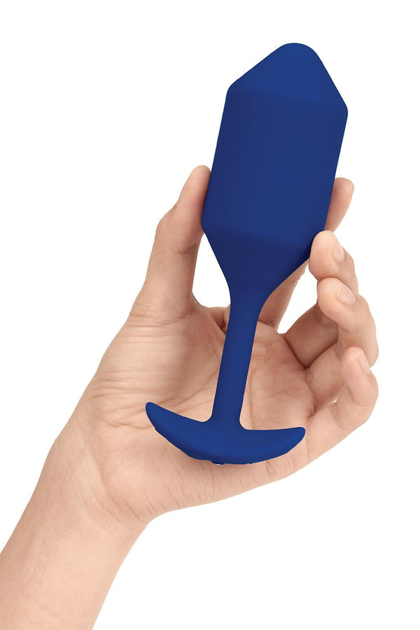 B- Vibe - Vibrating Snug Plug 4 Navy