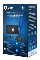 B- Vibe - Vibrating Snug Plug 4 Navy