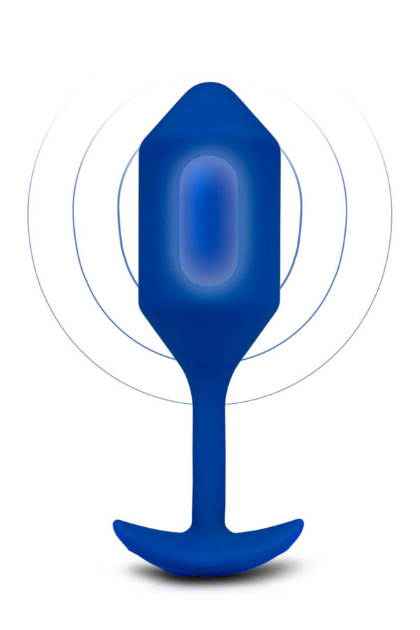 B- Vibe - Vibrating Snug Plug 4 Navy