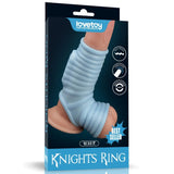 Lovetoy - Vibrating Wave Knights Ring with Scrotum Sleeve