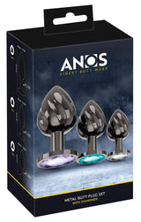 Anos - Metal Butt Plug Set