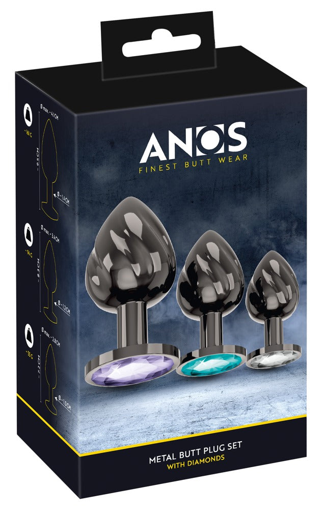 Anos - Metal Butt Plug Set