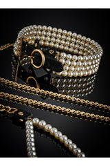 GP - Luminious Pearl Leash And Collar