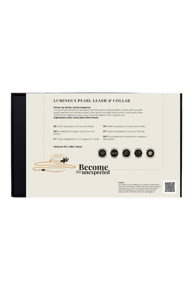 GP - Luminious Pearl Leash And Collar