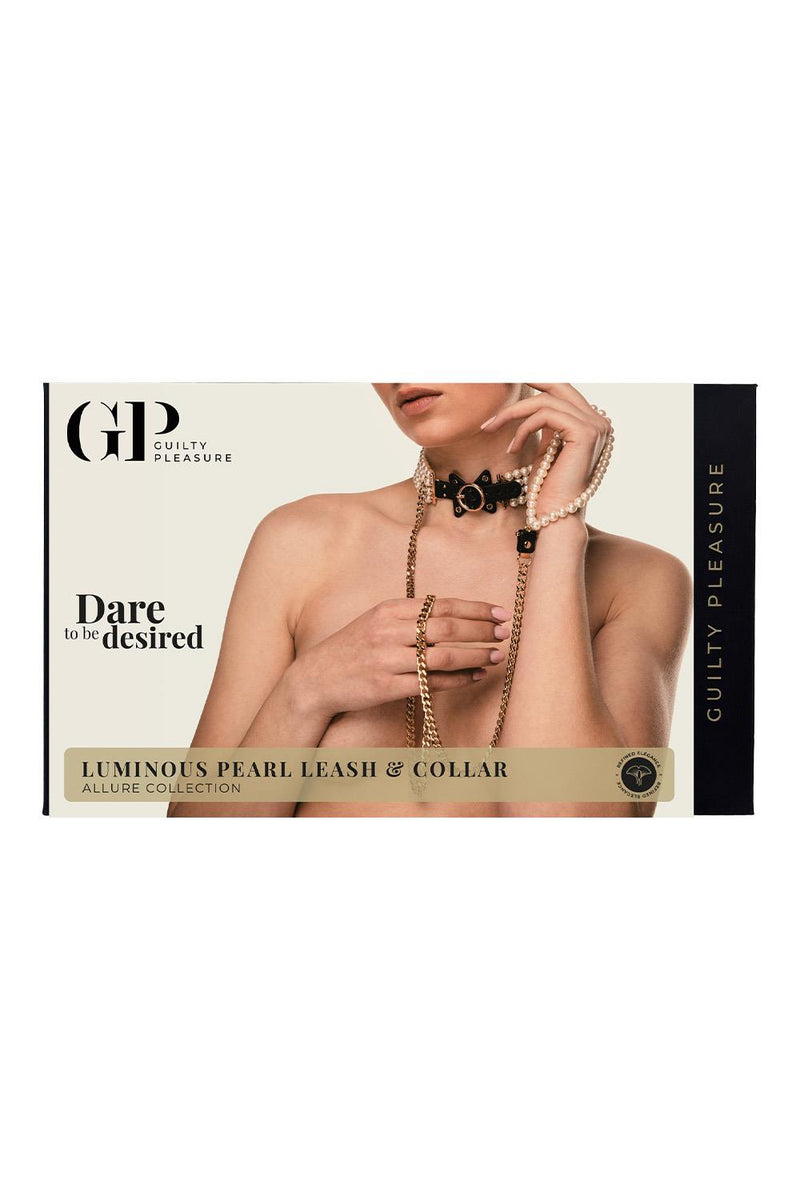 GP - Luminious Pearl Leash And Collar