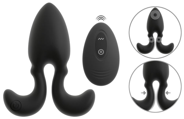 Anos - RC Vibrating Butt Plug with Flexible Arms