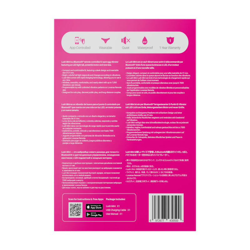 Lovense - Lush Mini G-Spot Egg Vibrator