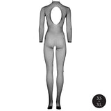 Le Désir - Bodystocking Fishnet Structure - Open/Turtle - One Size - Black