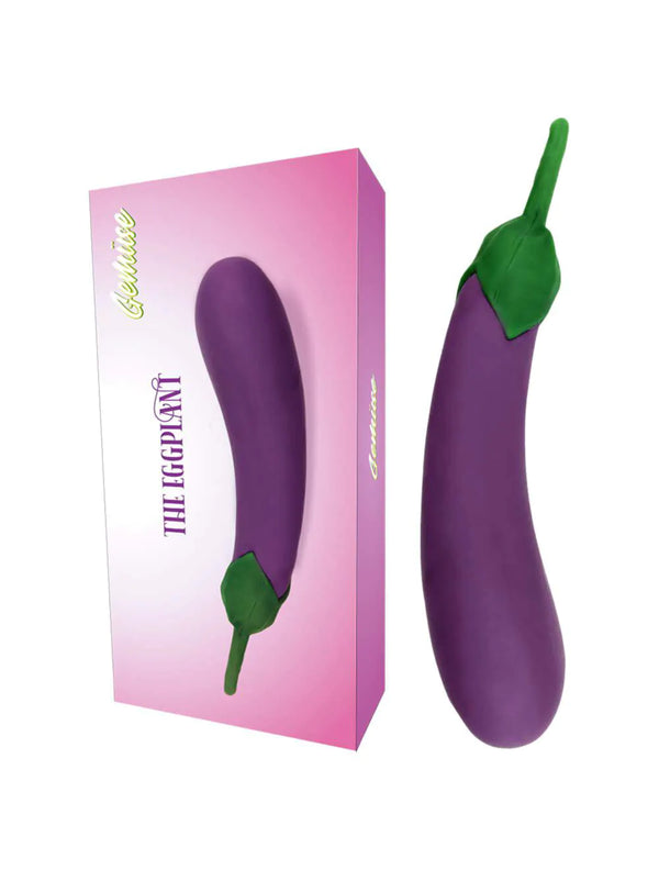 The Eggplant 10 Speed ​​Veggie Vibrating Dildo