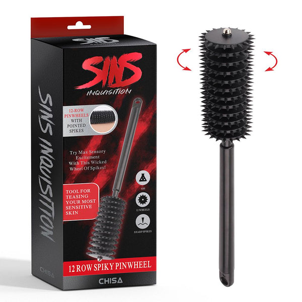 Sins -12 Row Spiky Pinwheel
