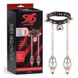 Sins - Master Control Collar with Nipple Clamps