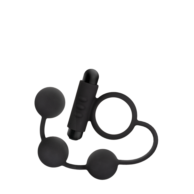 Anal Adventures - Weighted Anal Bead With C-Ring-Toys-Blush Novelties-Newside