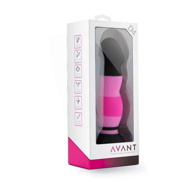 Avant - D4 Sexy in Pink Dildo met Zuignap-Toys-Avant-Multi-Newside