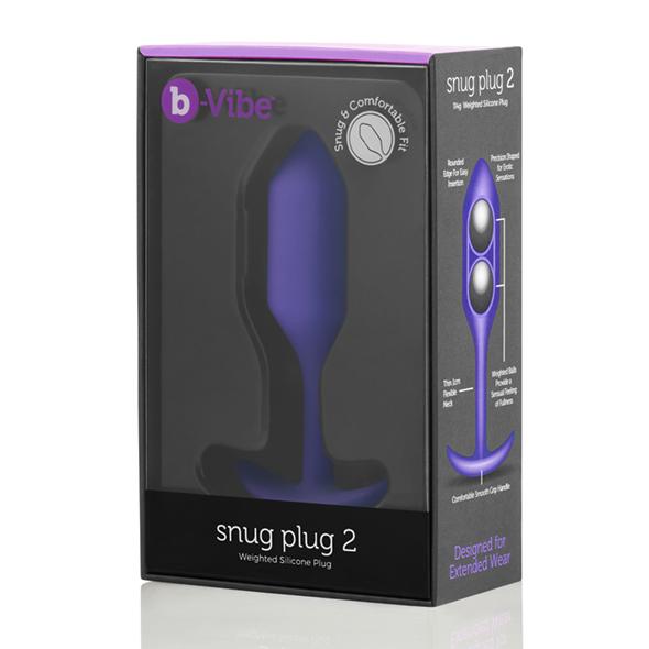 B-Vibe - Snug Plug 2-Toys-B-Vibe-Paars-Newside