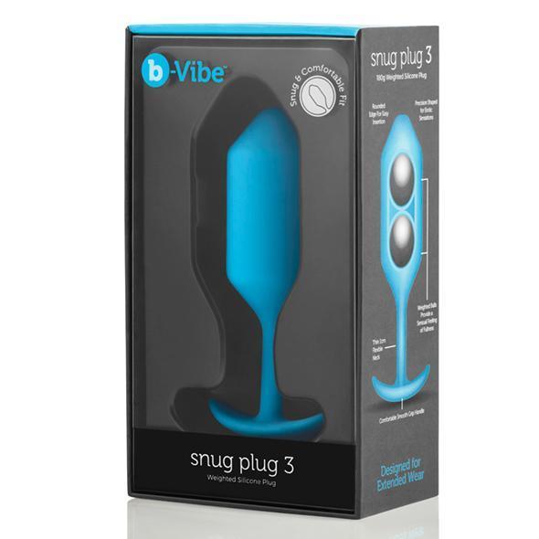 B-Vibe - Snug Plug 3-Toys-B-Vibe-Teal-Newside