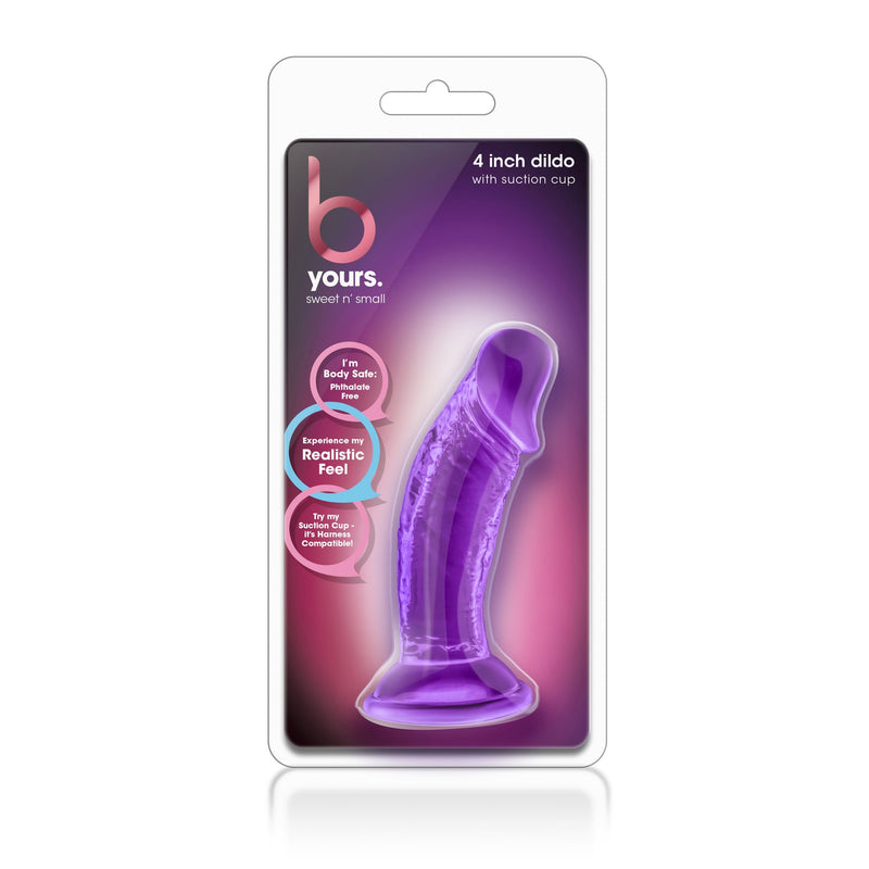 B Yours - Sweet N Small 4 inch Dildo-Toys-Blush Novelties-Paars-Newside