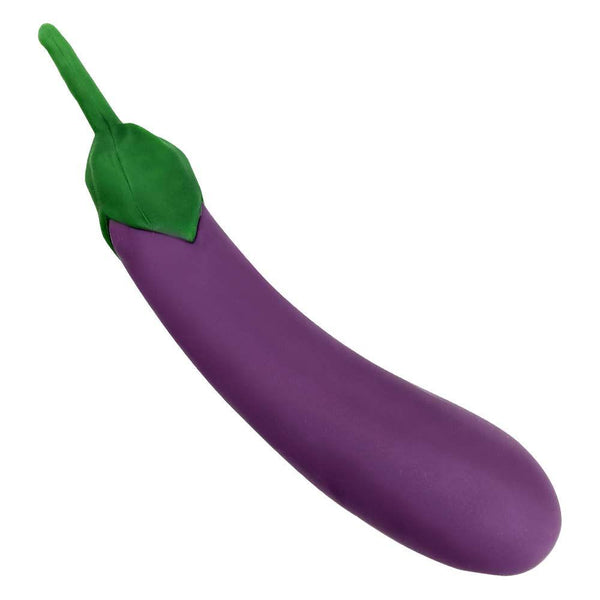 De aubergine 10 Speed Veggie Vibrerende Dildo-Toys-Gemüse-Paars-Newside
