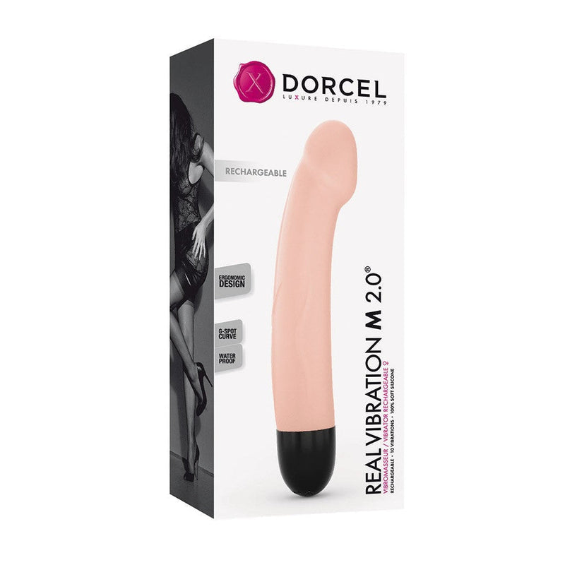 Dorcel - Real Vibrations 2.0 Medium Vibrerende Dildo-Toys-Dorcel-Zwart-Newside