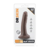 Dr. Skin - Realistische Dildo met Zuignap 14 cm (5.5 inch)-Toys-Blush Novelties-Bruin-10 / 15 Cm-Newside