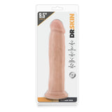 Dr. Skin - Realistische Dildo met Zuignap 24.1 cm (9.5 inch)-Toys-Blush Novelties-Wit-20 / 25 Cm-Newside