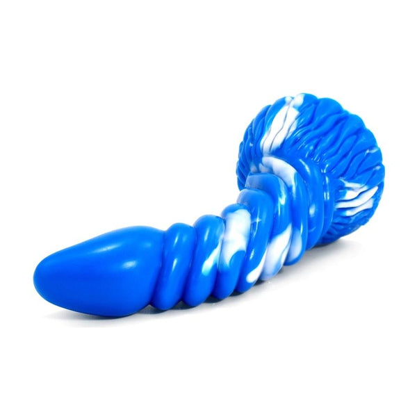 F*CK My Color - Arkan Dildo 18 x 5cm Blauw Wit-Toys-F*CK My Color-Newside