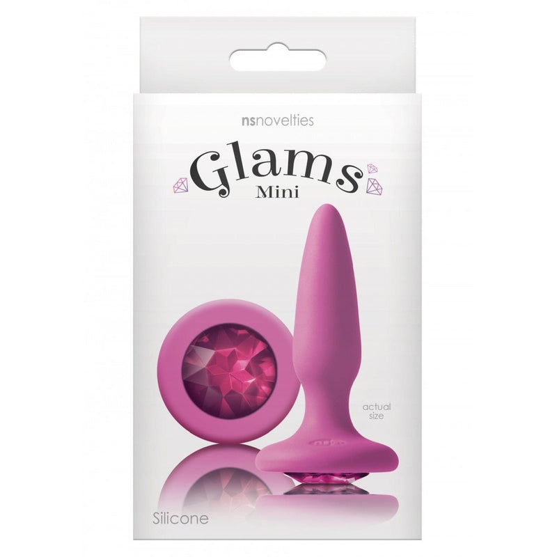 Glams - Mini Rainbow Kristal Buttplug-Toys-NS Novelties-Roze-Newside