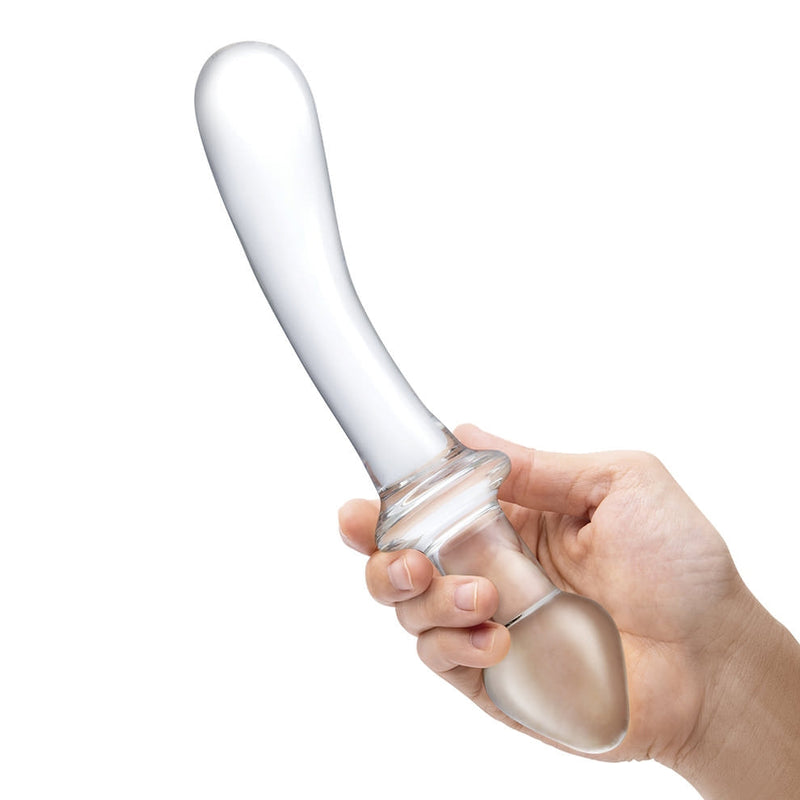 Gläs - Classic Curved Dual-Ended Dildo-Toys-Glass-Newside