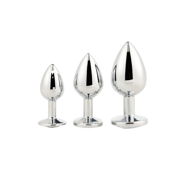 Gleaming Love - Zilver Anaal Butt Plug Set-Toys-Dream Toys-Newside