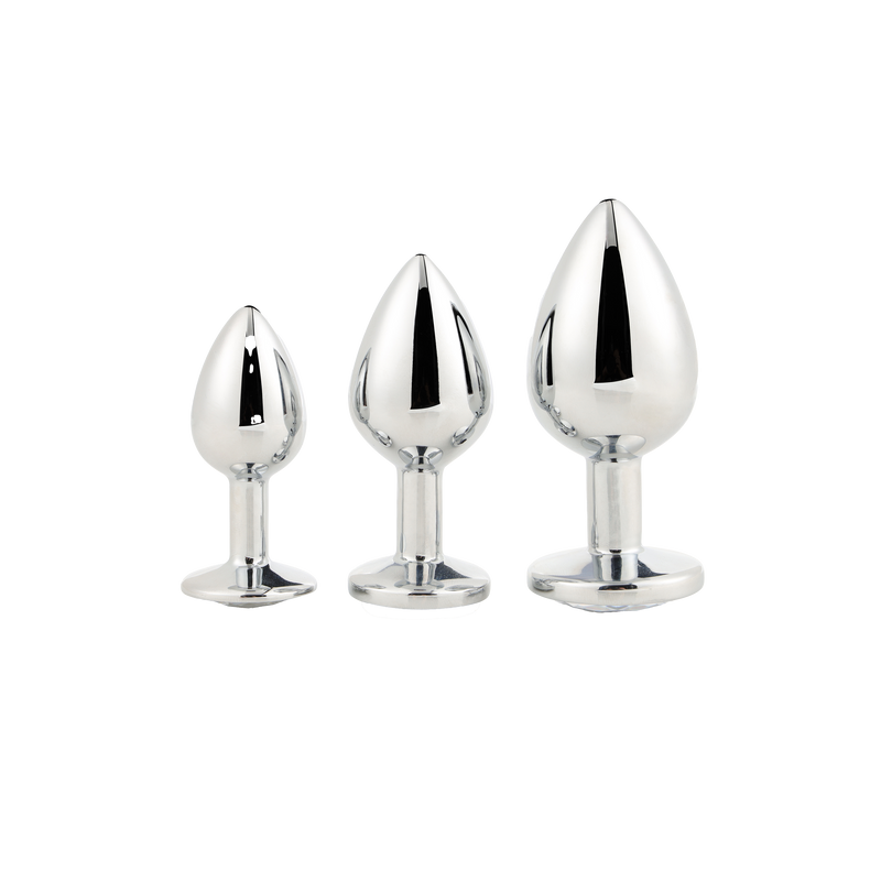 Gleaming Love - Zilver Anaal Butt Plug Set-Toys-Dream Toys-Newside