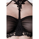 Grey Velvet - Erotic set with lace-Outfits-Not specified-S/M-Newside