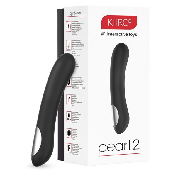 Kiiroo - Pearl 2 Teledildonic Vibrator-Toys-Kiiroo-Zwart-Newside