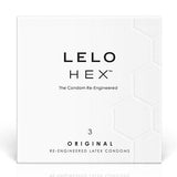 Lelo - Hex Condooms-Intimate Essentials-Lelo-3Pack-54mm-Newside