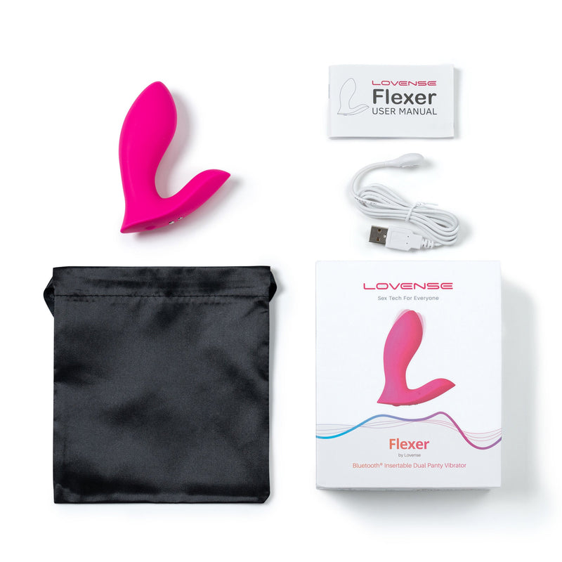 Lovense - Flexer Insertable Dual Panty Vibrator-Toys-Lovense-Newside