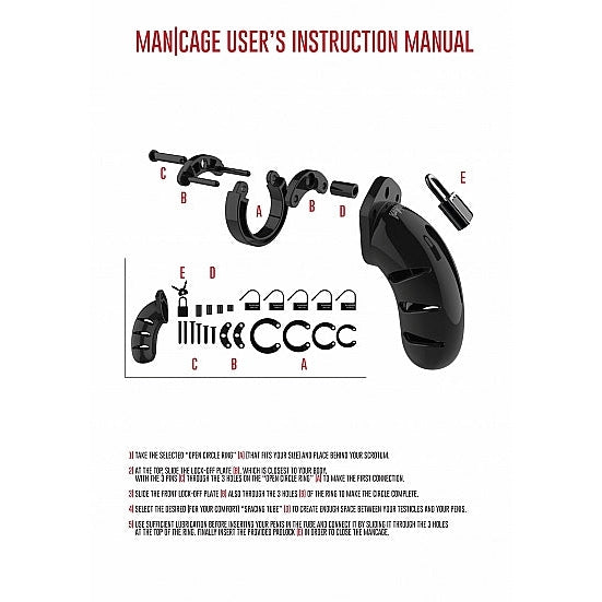 Mancage - Model 13 Chastity - 2.5"-Toys-Shots-Newside