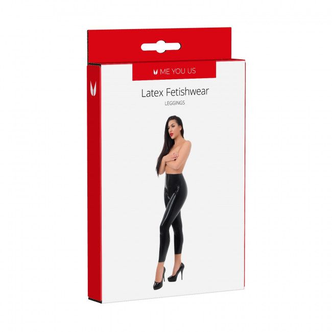 Me You Us - Latex Leggings Black-Outfits-Me You Us-Small-Newside