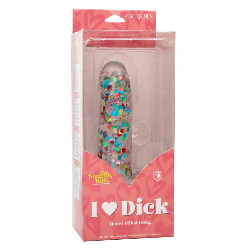 Naughty Bits - I Love Dick Heart Filled Dong-Toys-Calexotics-Newside