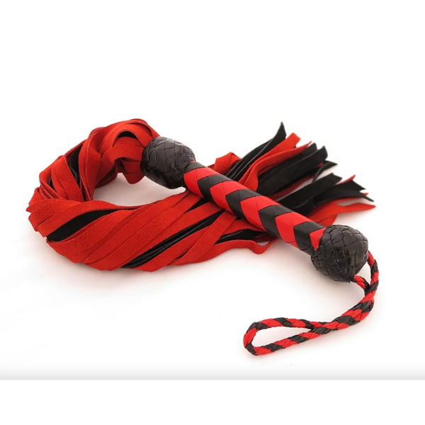Newside - Suede Flogger-Kink-Lovely Thinkings-Rood-Newside