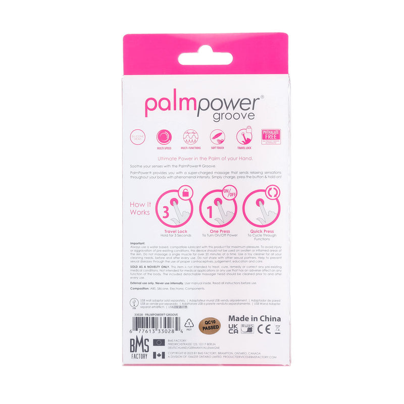 Palm Power - Groove Mini Wand Vibrator-Toys-Palm Power-Newside