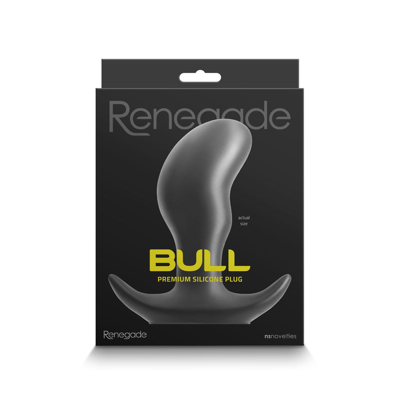 Renegade - Bull Black Butt Plug Large-Toys-NS Novelties-Zwart-Newside