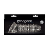 Renegade - Ribbed Extension Clear Penis Sleeve-Toys-Renegade-Newside