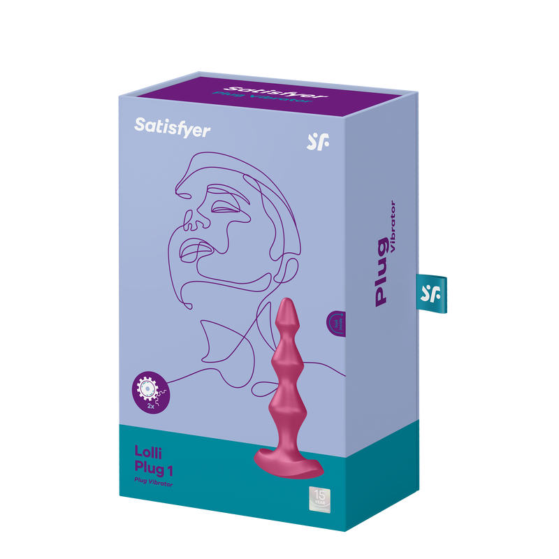 Satisfyer - Lolli Plug 1 Anale Vibrator-Toys-Satisfyer-Grijs-Newside