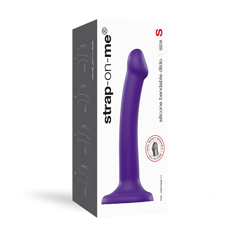 Strap-On-Me - Semi-Realistic Dual Density Bendable Dildo S-Toys-Strap-on Me-Paars-Newside