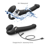 Strap-on Me - Multi Orgasm Bendable Strap-on Black-Toys-Strap-on Me-Small-Newside