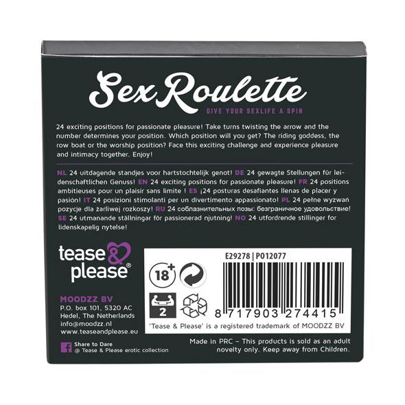 Tease & Please - Sex Roulette Kamasutra Erotisch Spel-Toys-Tease & Please-Newside