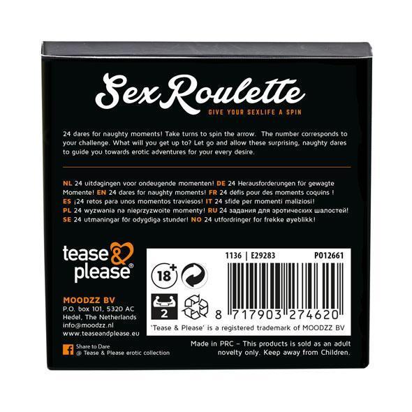 Tease & Please - Sex Roulette Naughty Play Erotisch Spel-Toys-Tease & Please-Newside