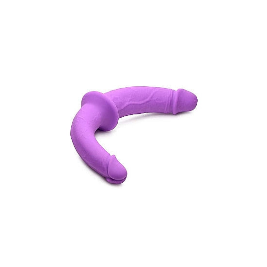 U-Strap - Double Charmer Silicone Double Dildo with Harness-Toys-XR Brands-Newside